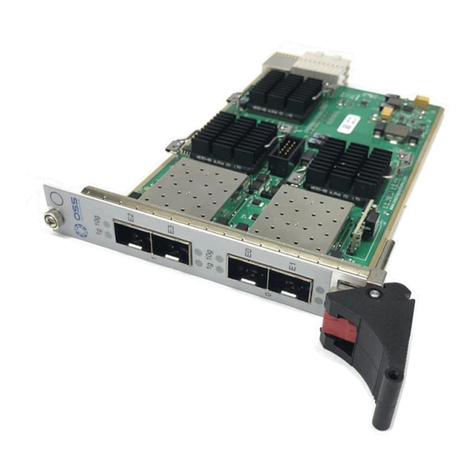 OSS OSS-CPCIe3-3U-10GbE-x4-QUAD User manual
