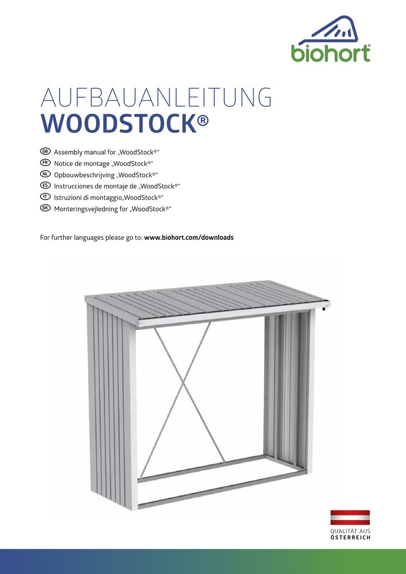 Biohort WoodStock Assembly manual