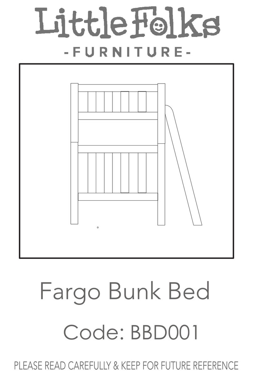 Little Folks Furniture BBD001 quick start guide