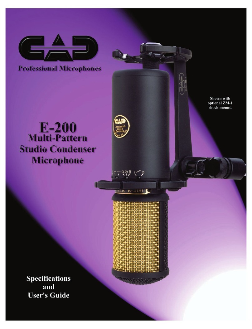CAD E-200 Installation instructions