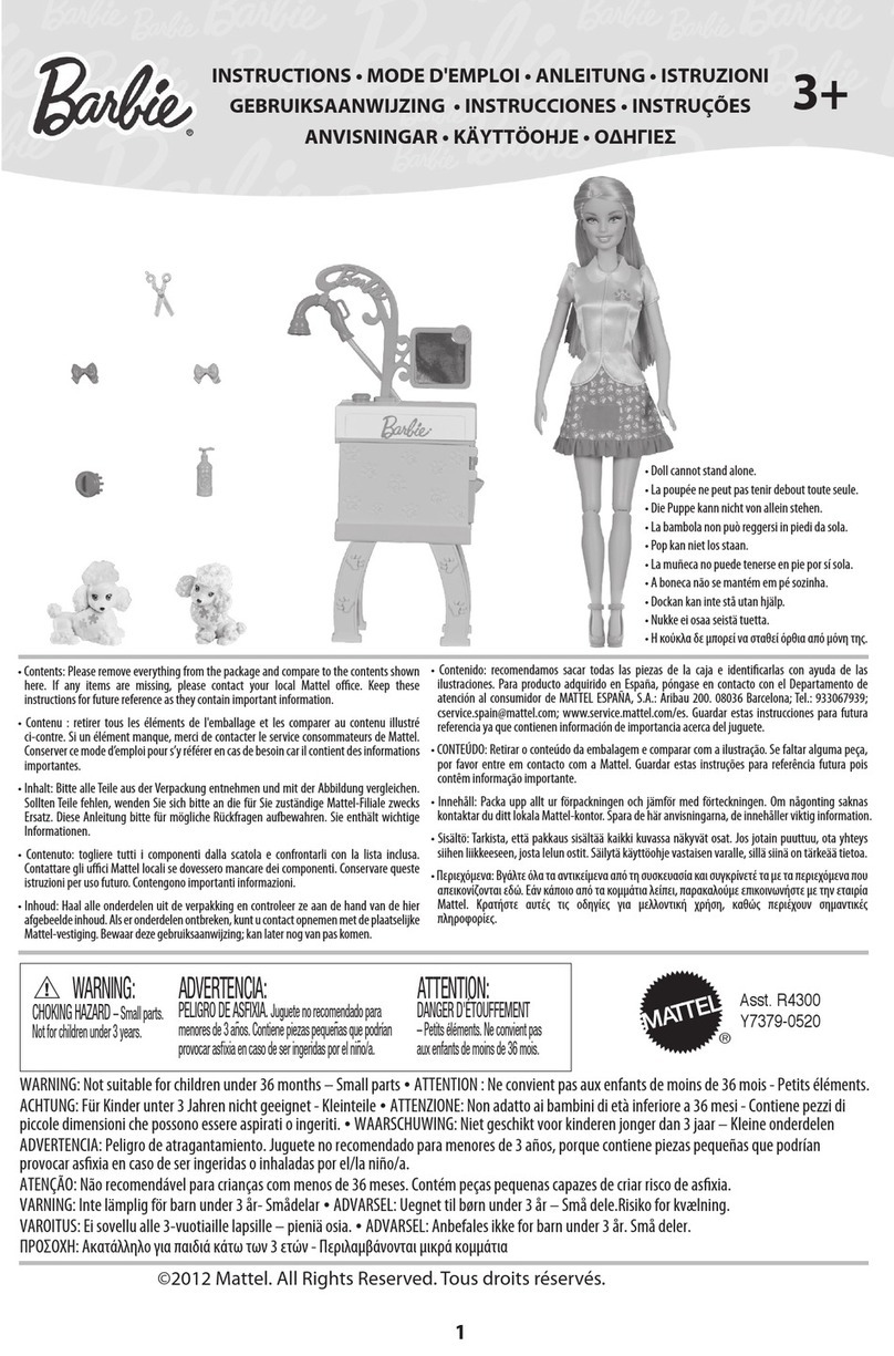 Mattel Barbie R4300 User manual