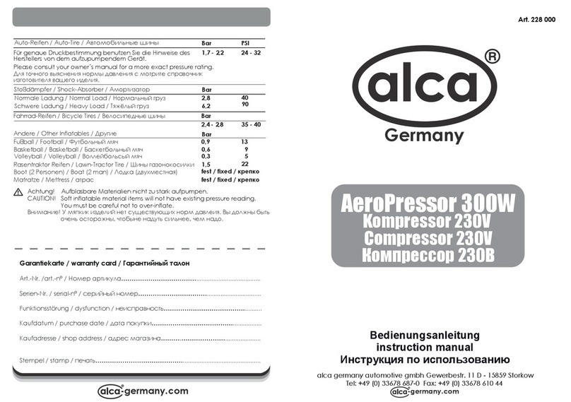 alca AeroPressor instruction manual