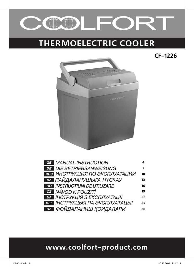 COOLFORT CF-1226 Manual instruction