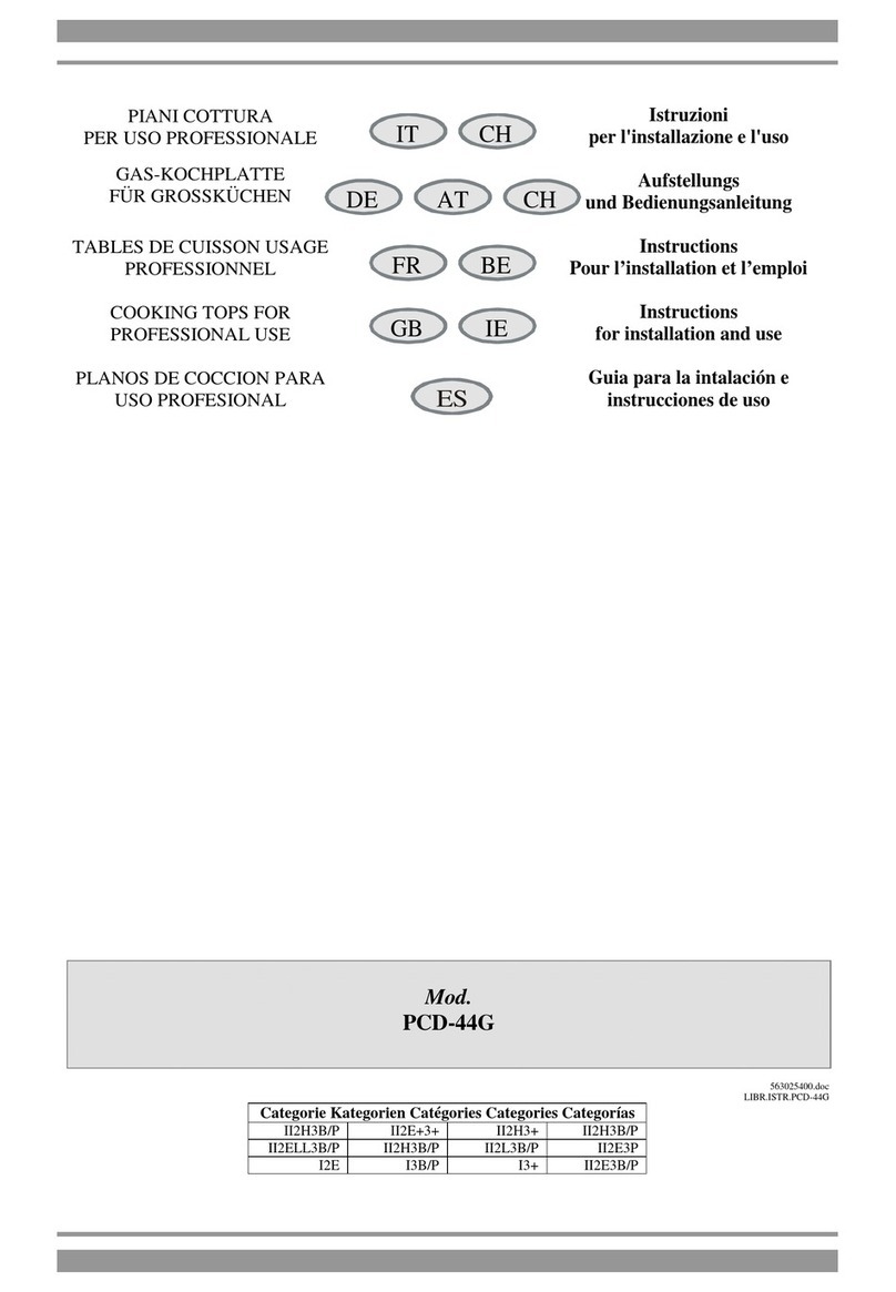 Lotus PCD-44G Instructions for installation and use Lotus PCD-44G Instructions for installation and use