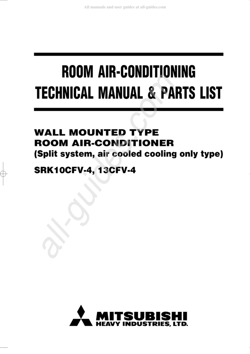 Mitsubishi Heavy Industries SRK10CFV-4 User manual