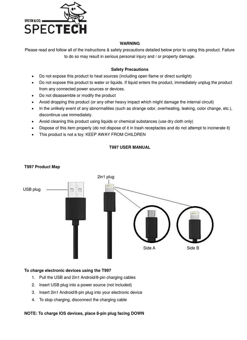 Spector SPECTECH NATHAN T997 user manual