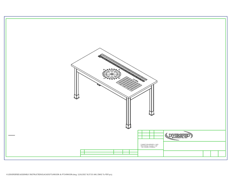 DIVERSIFIED WOODCRAFTS P7149K30N Assembly instructions DIVERSIFIED WOODCRAFTS P7149K30N Assembly instructions