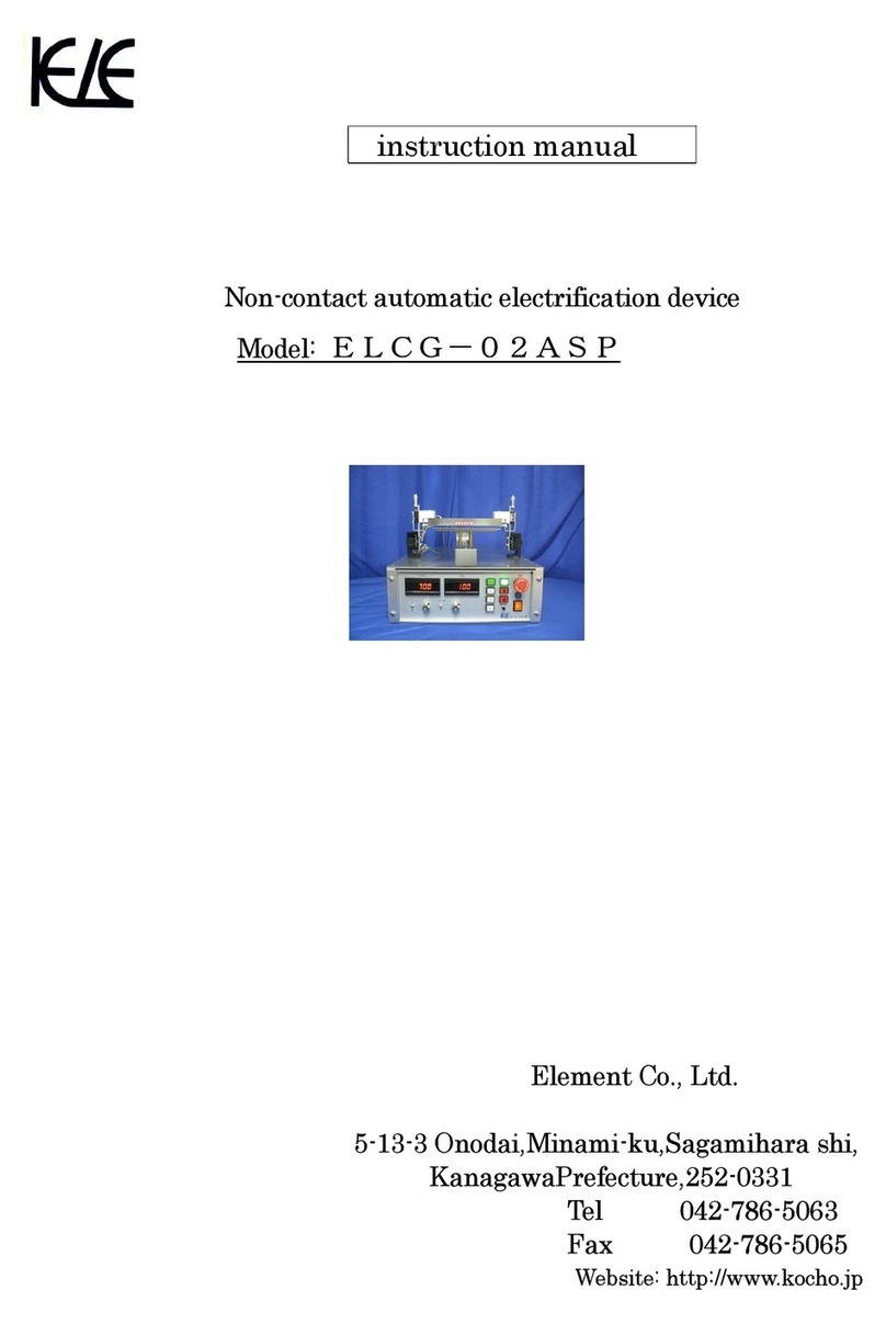 Element ELCG-02ASP instruction manual