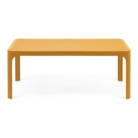 nardi NET TABLE 100 40064.00.000 Assembly instructions