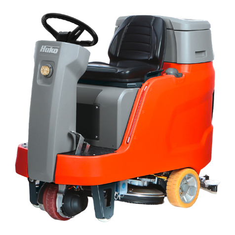 HAKO Scrubmaster B75R TB550 quick start guide