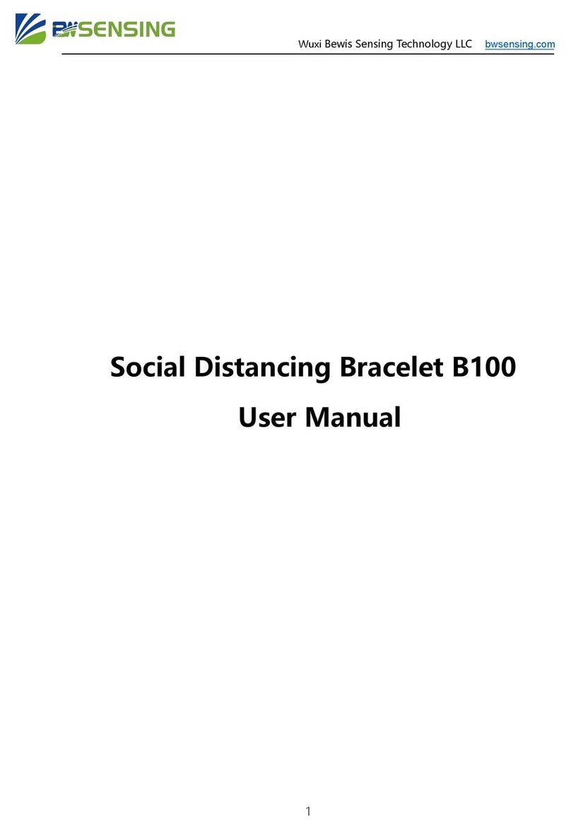 BW SENSING B100 user manual