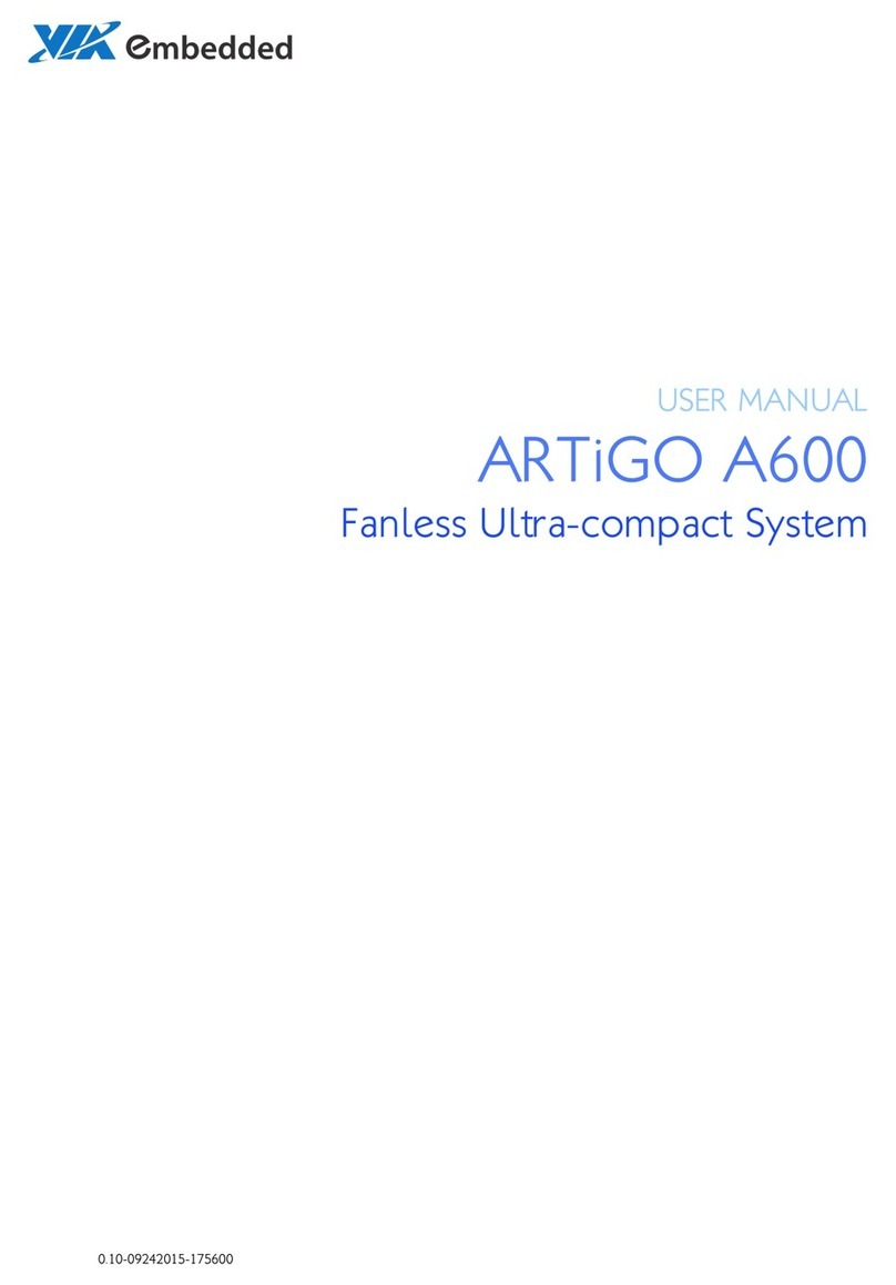 VIA Technologies ARTiGO A600 User manual