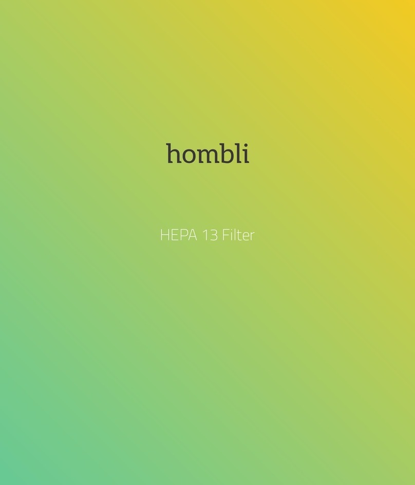 HOMBLI HEPA 13 Filter manual
