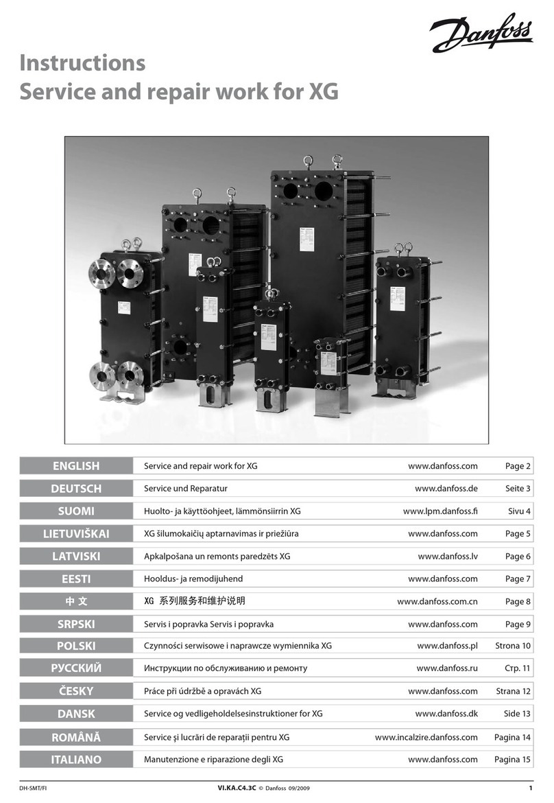 Danfoss XG 14 User manual