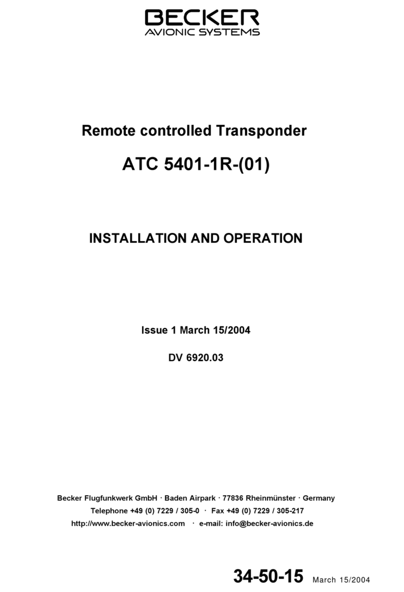 Becker ATC 5401-1R-01 Installation & operation