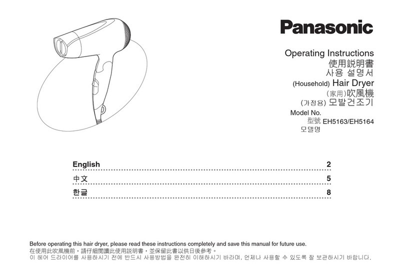 Panasonic EH5163 operating instructions