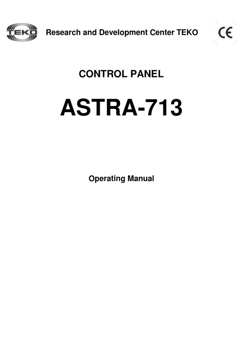 teko ASTRA-713 User manual