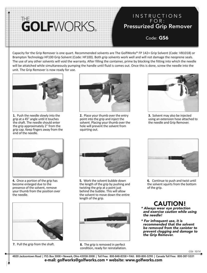 GOLFWORKS GS6 instructions