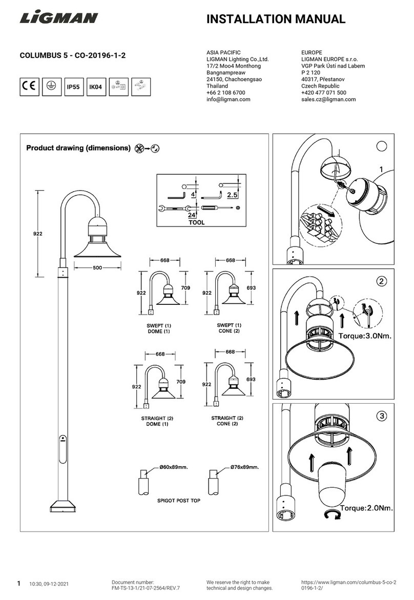 LIGMAN COLUMBUS 5 User manual
