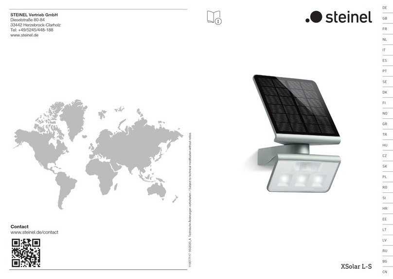 STEINEL XSolar L-S quick start guide