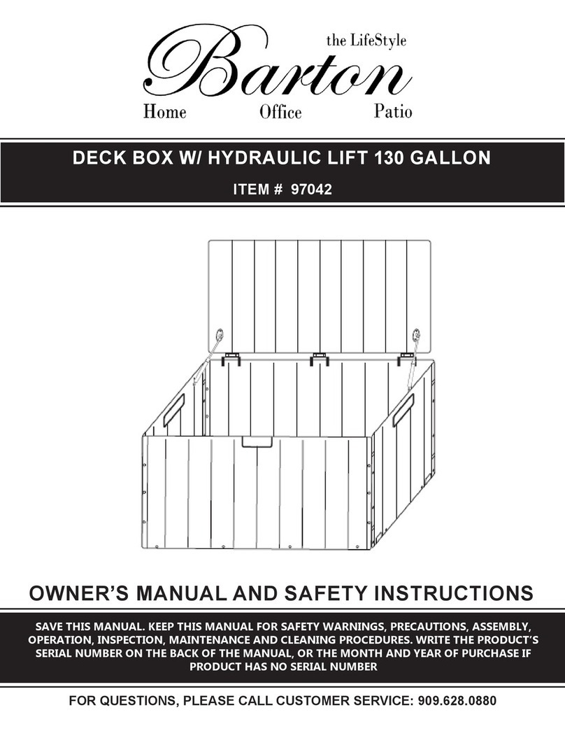 Barton 97042 Original instruction manual