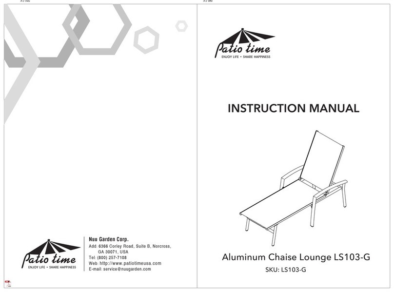 PATIO TIME LS103-G instruction manual