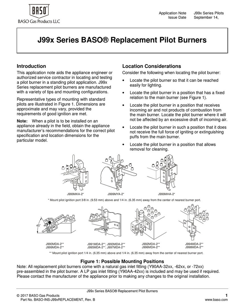 Baso J99x Series quick start guide Baso J99x Series quick start guide