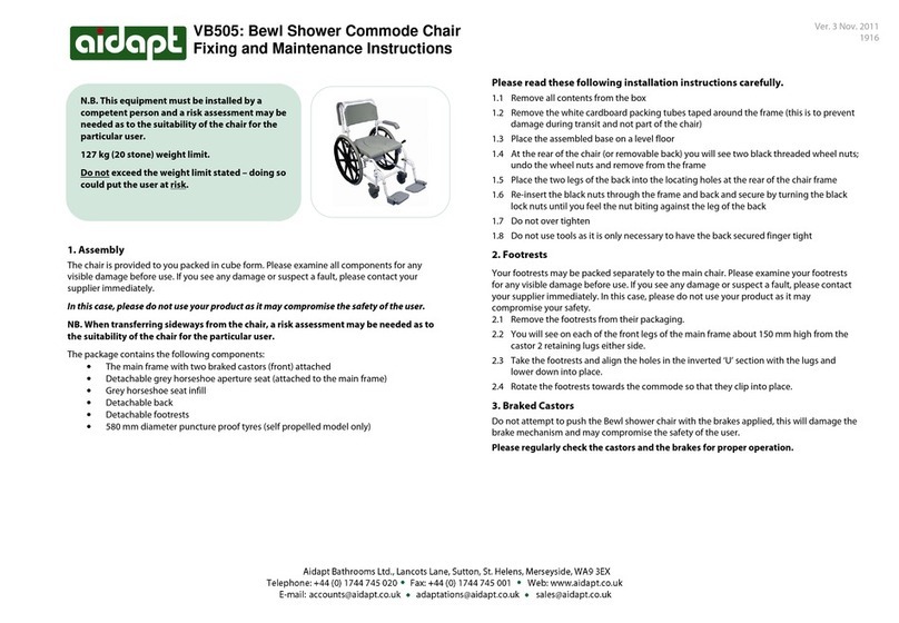 aidapt VB505 Manual
