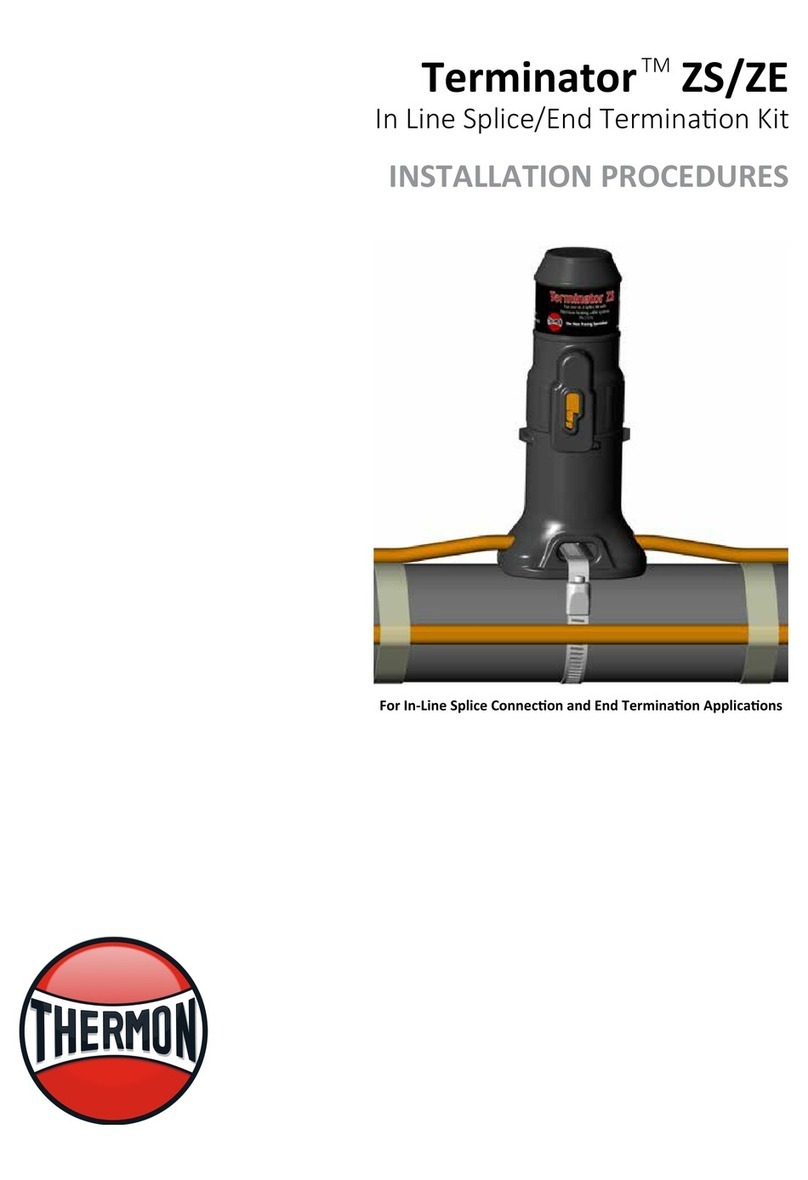 Thermon Terminator ZS Installation procedures