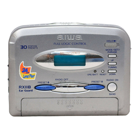Aiwa HS-RX118 User manual