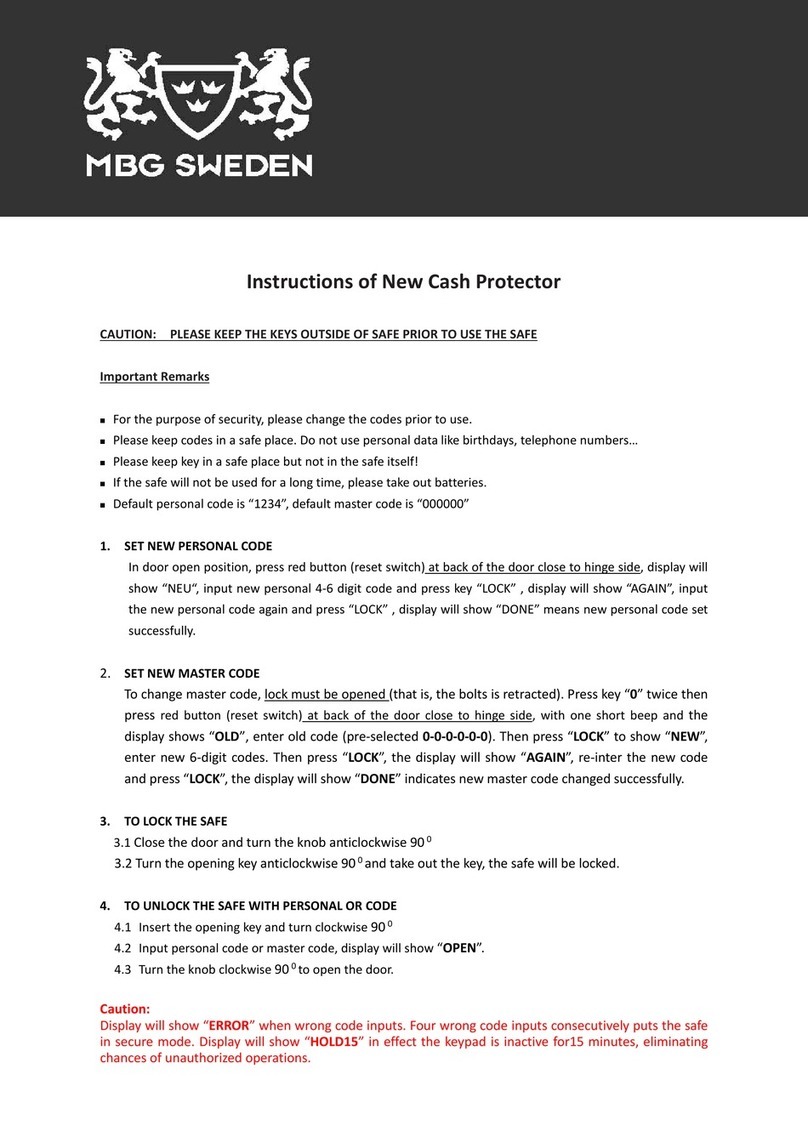 MBG SWEDEN FIRM instructions