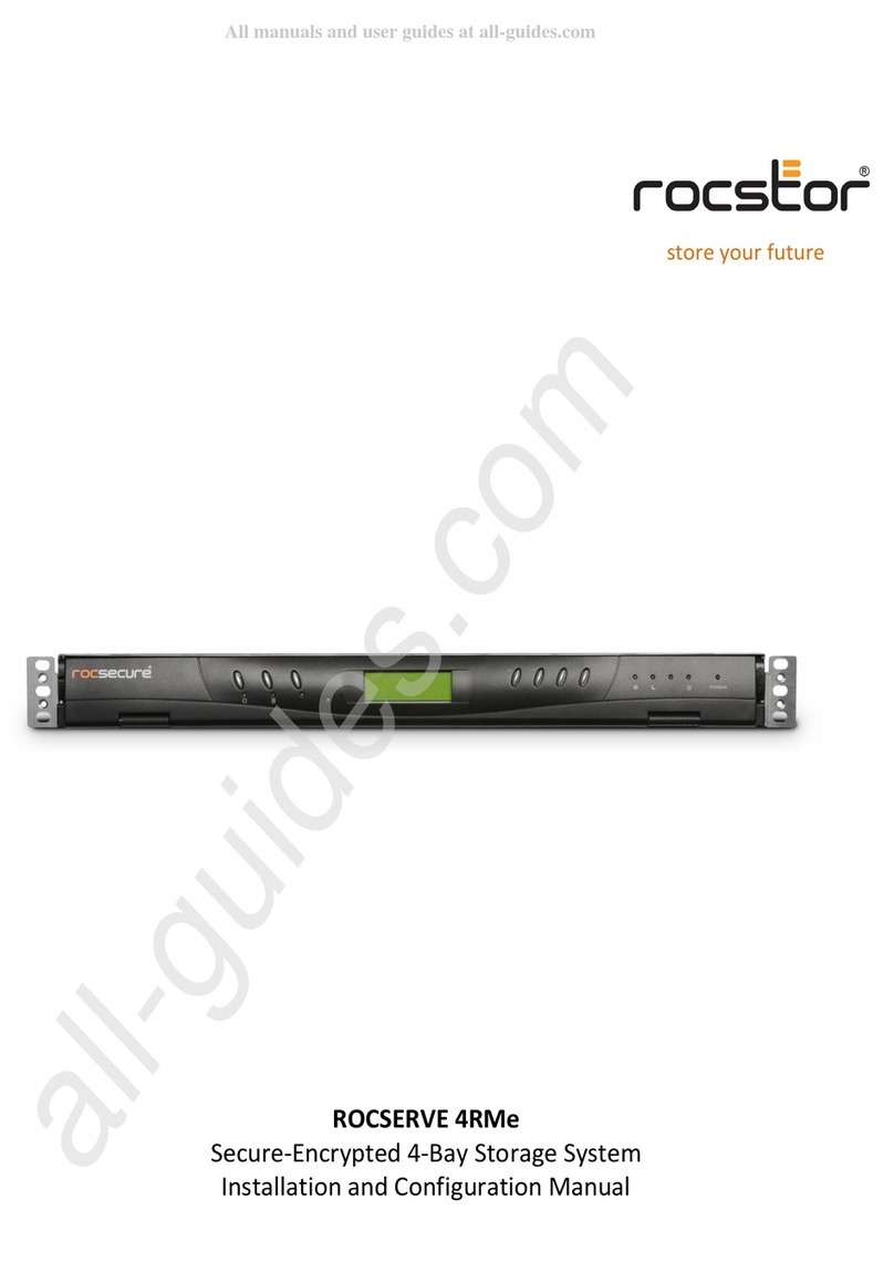 Rocstor ROCSERVE 4RMe Installation and configuration manual