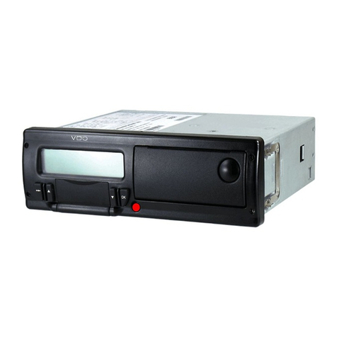 VDO BVDR Operator's instruction manual