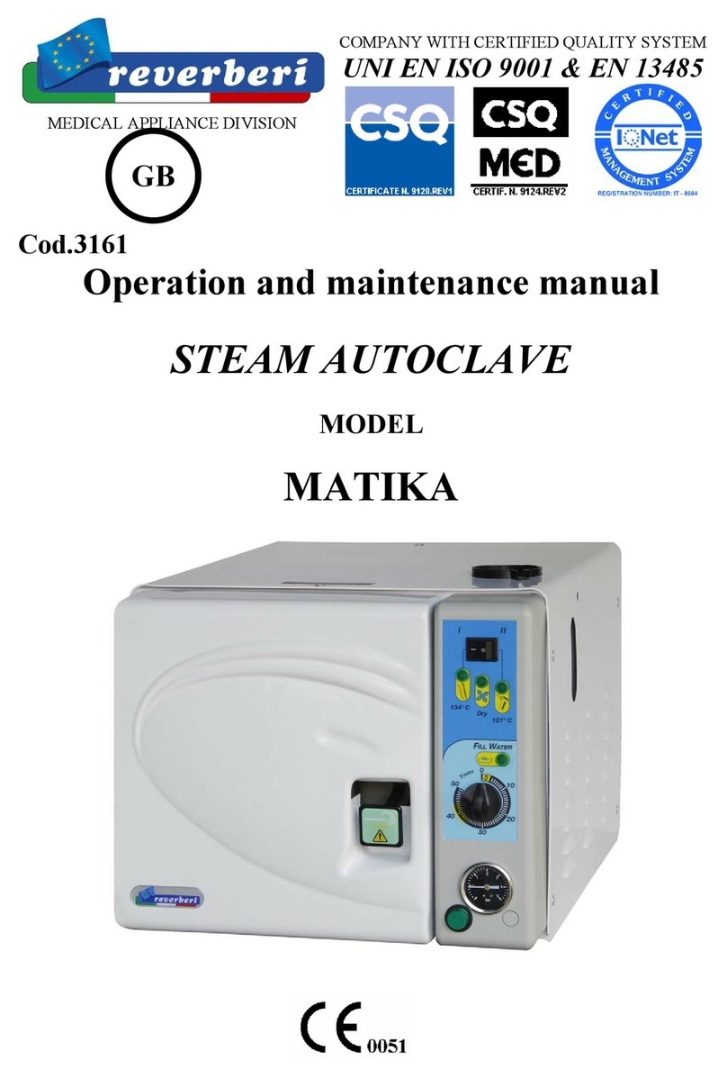 Reverberi MATIKA User manual Reverberi MATIKA User manual