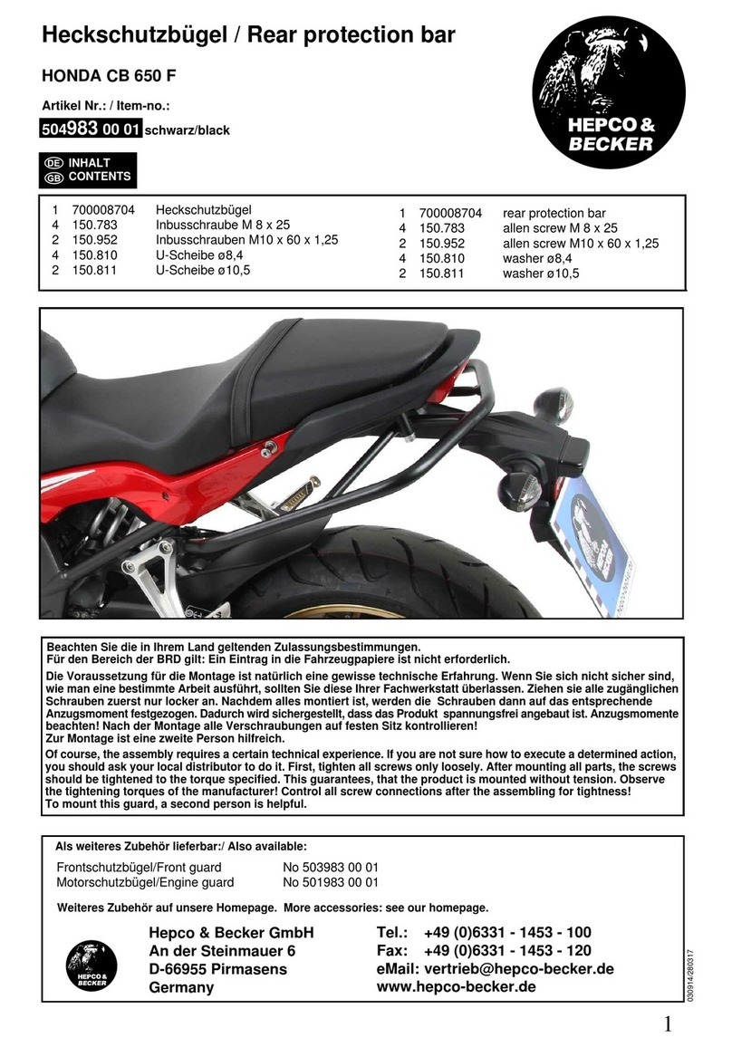 hepco & becker 504983 00 01 User manual