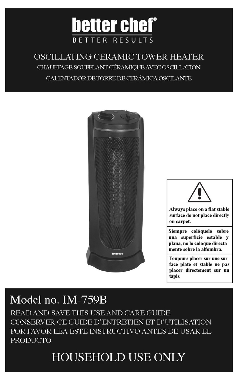 better chef IM-759B Use and care guide