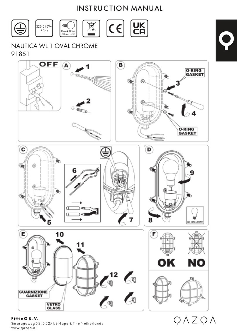Qazqa NAUTICA WL 1 instruction manual
