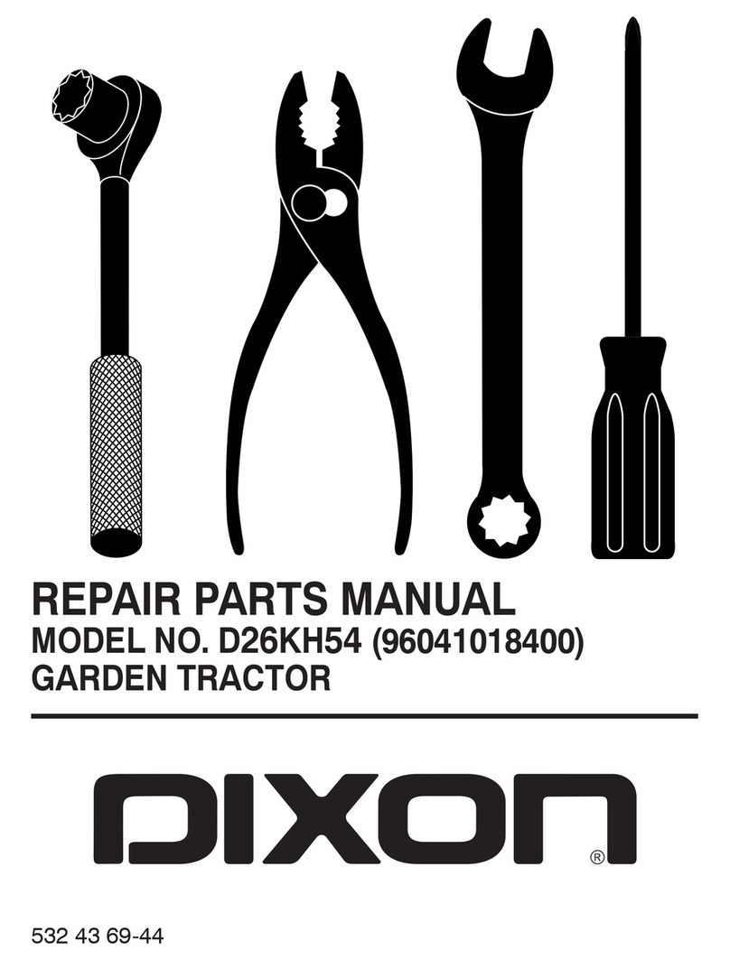 Dixon D26KH54 Repair parts manual