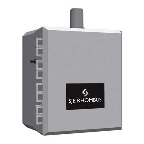 SJE Rhombus 124 Installation and operation manual