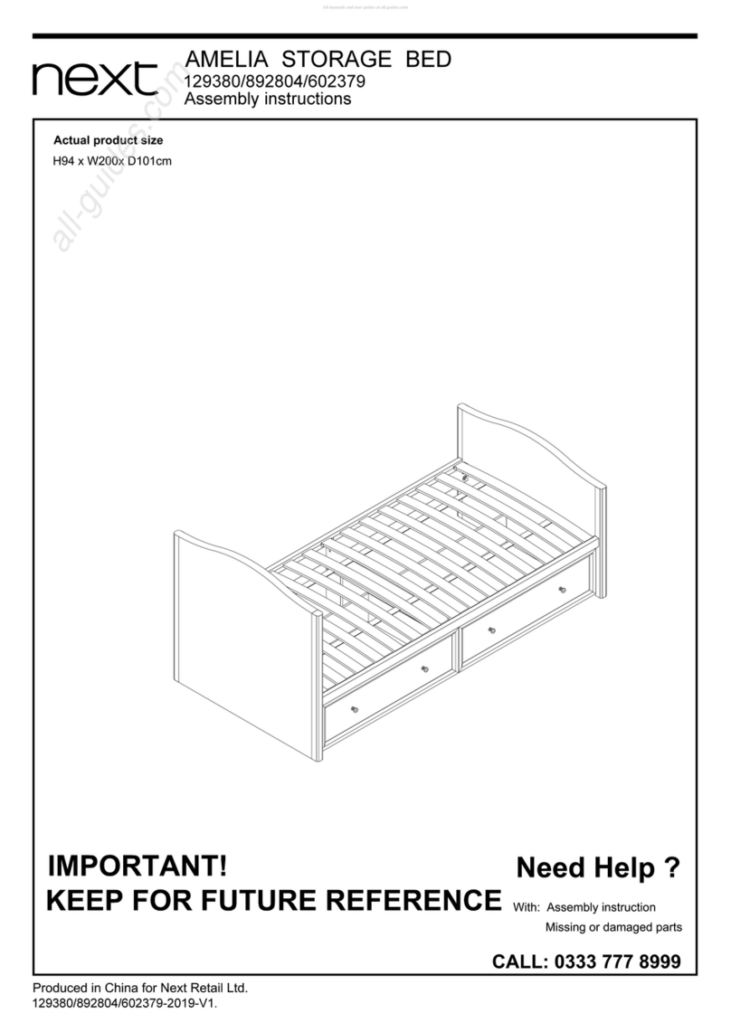 Next AMELIA 129380 User manual Next AMELIA 129380 User manual