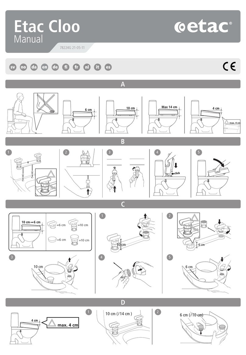 Etac Cloo 80301204 User manual
