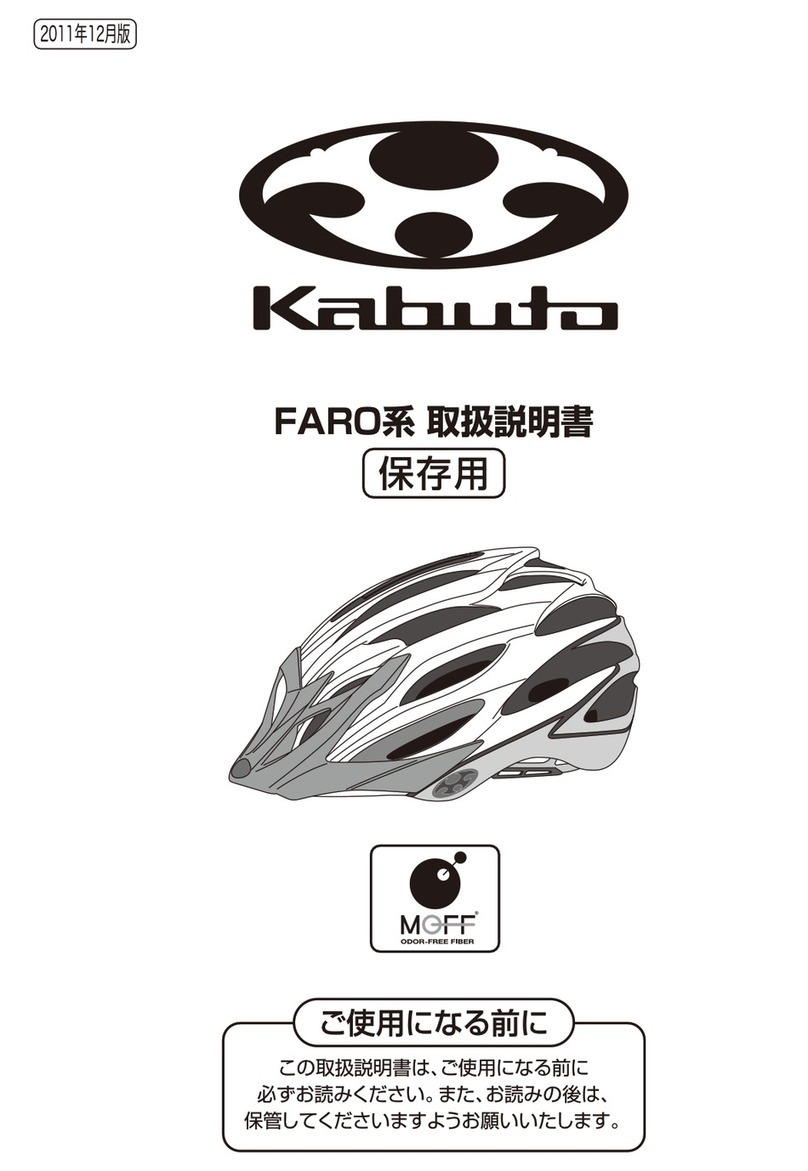 Kabuto FARO instruction manual