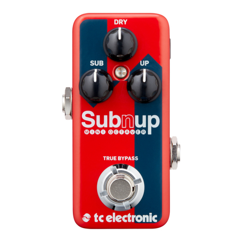 TC Electronic SUB 'N' UP MINI OCTAVER User manual