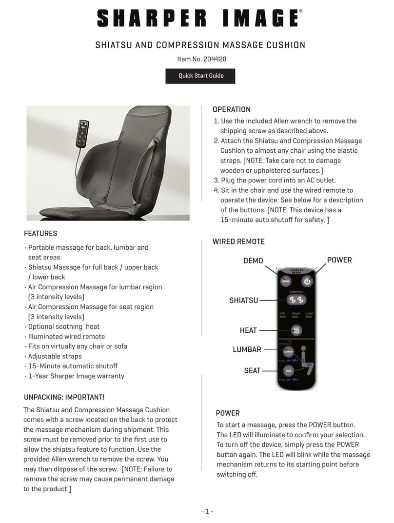 Sharper Image 204428 User manual