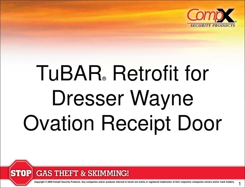 COMPX TuBAR DWC-ORD-1 User manual COMPX TuBAR DWC-ORD-1 User manual