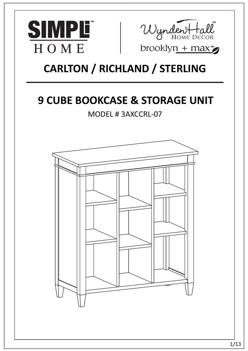 Simpli Home 3AXC 7CR User manual Simpli Home 3AXC 7CR User manual