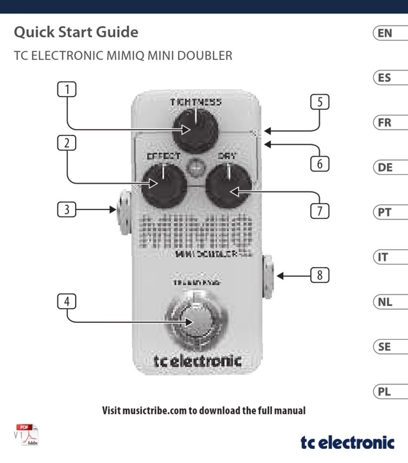 TC Electronic MIMIQ quick start guide