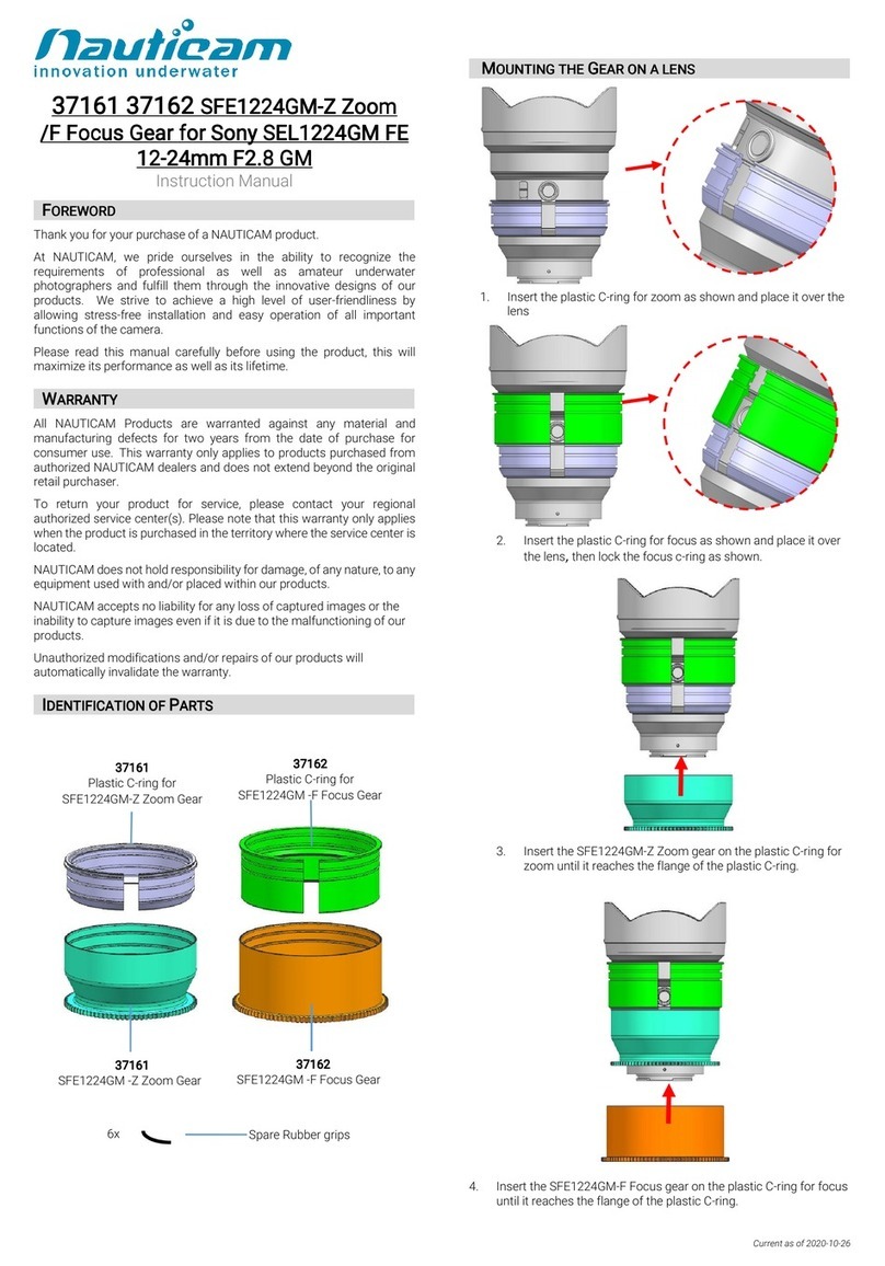 Nauticam SFE1224GM-Z User manual