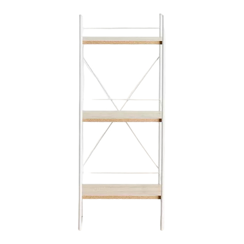 URBAN OUTFITTERS THREE TIER BOOKSHELF Assembly instructions