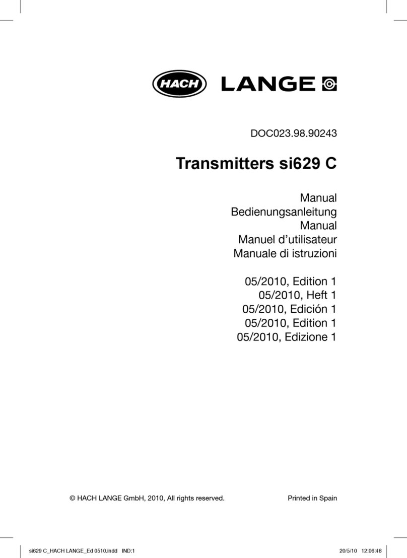 HACH LANGE si629 C manual